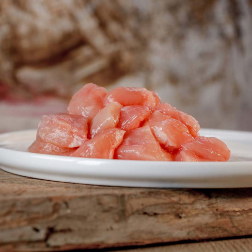 Barfgold Hühnermuskelfleisch, gewürfelt, 1000g